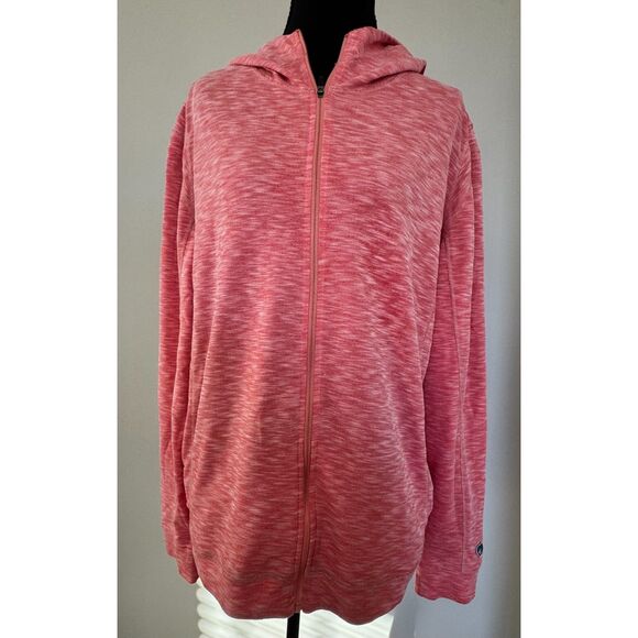 KÜHL Women’s Lightweight Hooded Zip-Up Jacket | Salmon Pink | Size Large - Picture 2 of 7